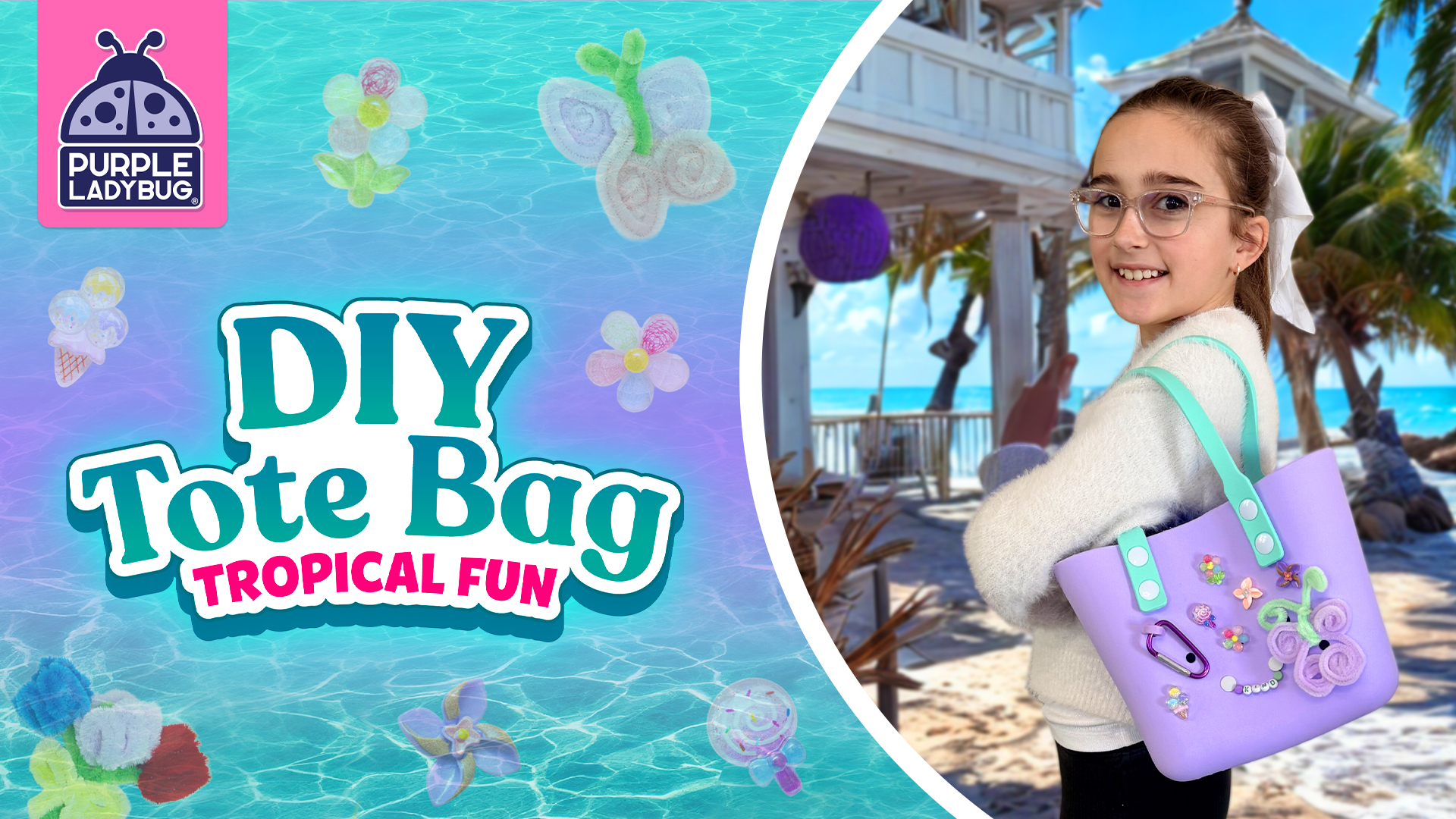 Amazon.com: Decorate Your Own Rubber Beach Tote Bag - Waterproof